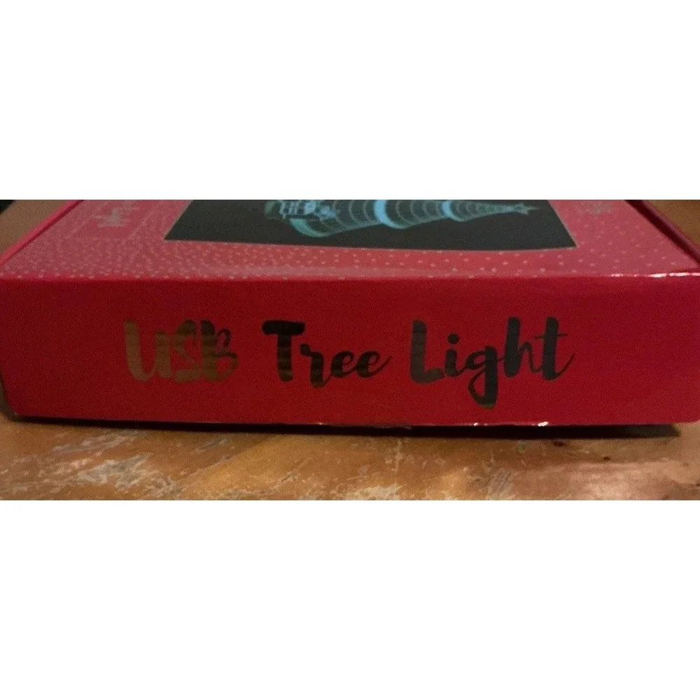 Decomantra USB Christmas Tree Light, 7 Color Mode, Use‎ Batteries Or USB- Tested